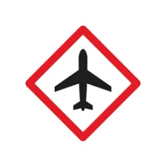 31 Choose the correct map symbol showing an airport in the space provided below.