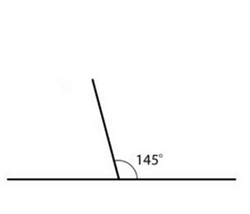 14. Choose the angle of 145° in the diagrams below.