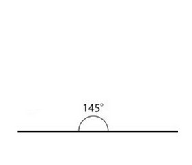 14. Choose the angle of 145° in the diagrams below.