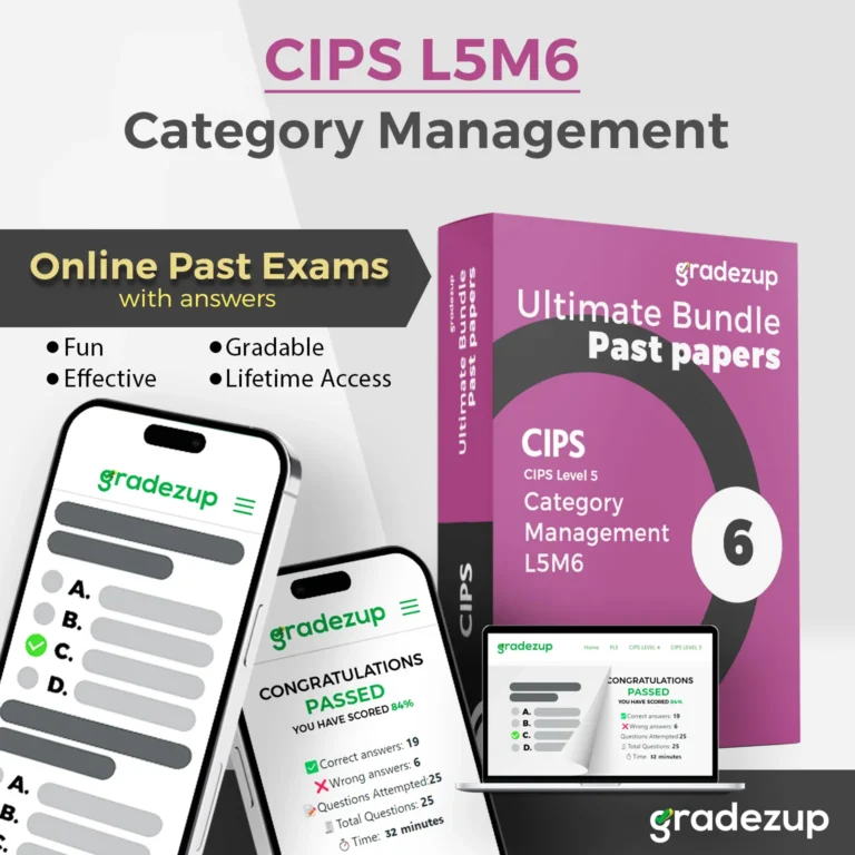 CIPS L5M6 exam past papers 2025 with detailed answers