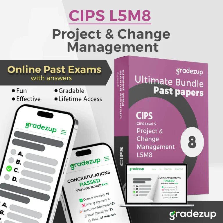 CIPS L5M8 exam past papers 2025 with detailed answers