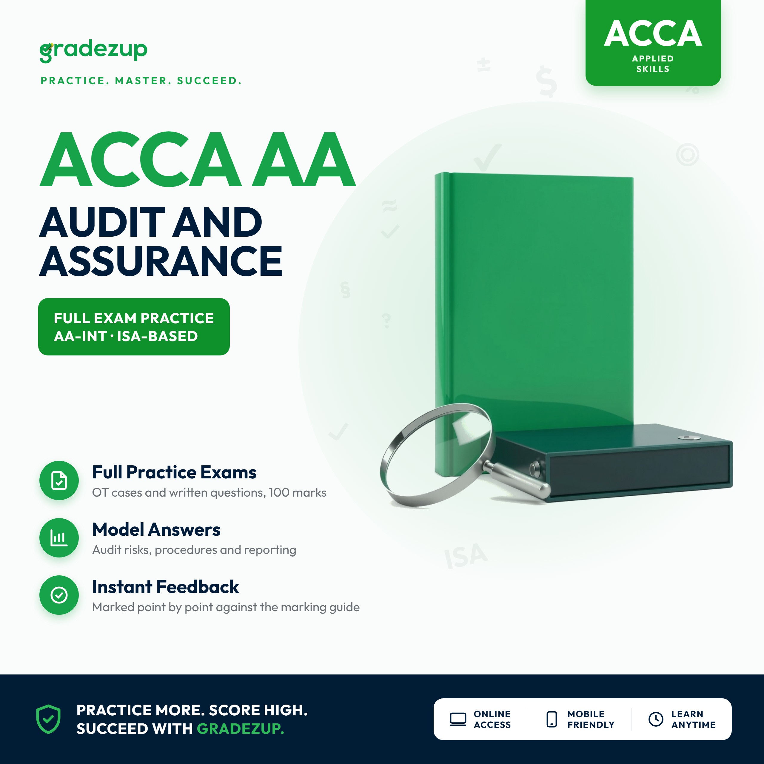 Gradezup ACCA AA Audit and Assurance practice exams