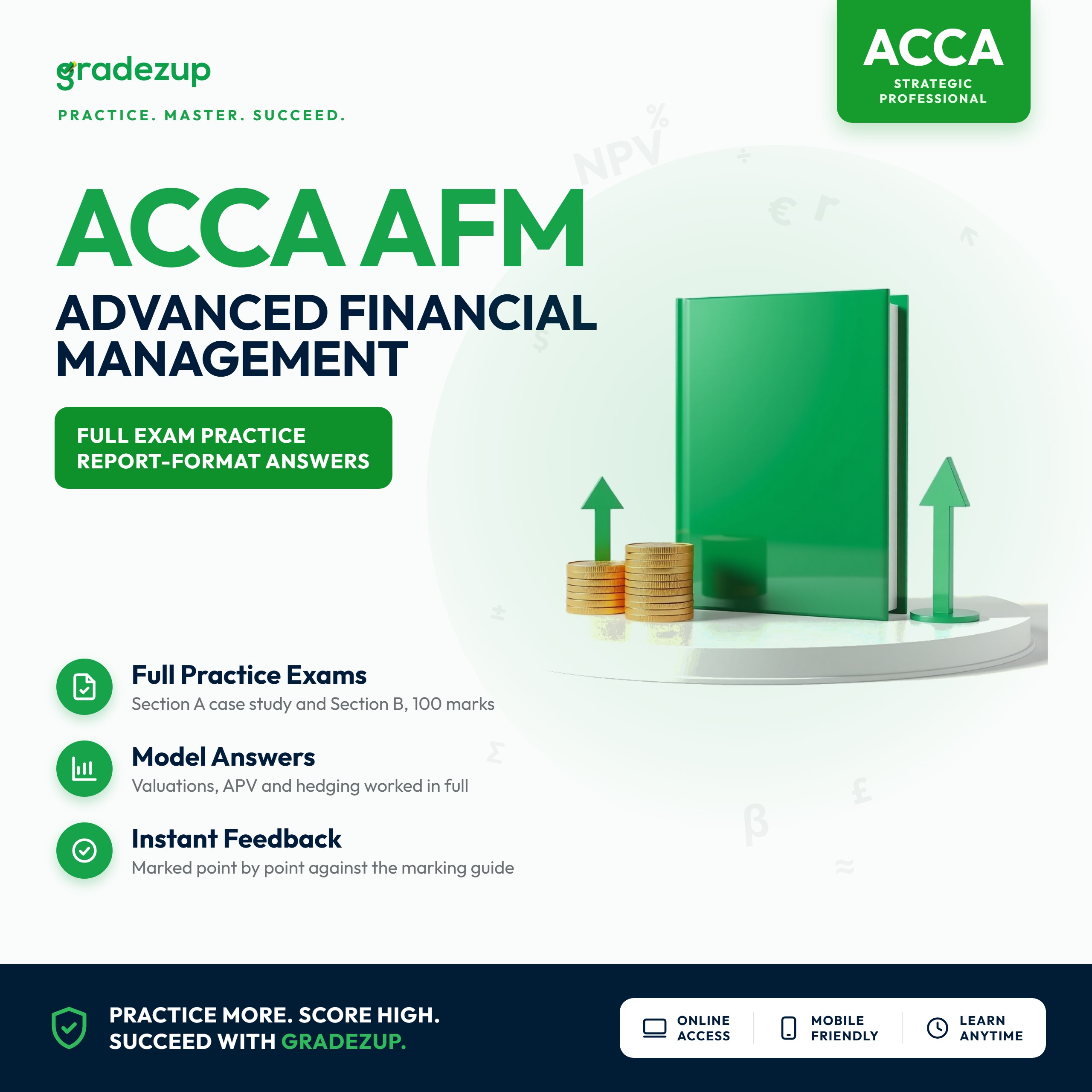 Gradezup ACCA AFM Advanced Financial Management practice exams