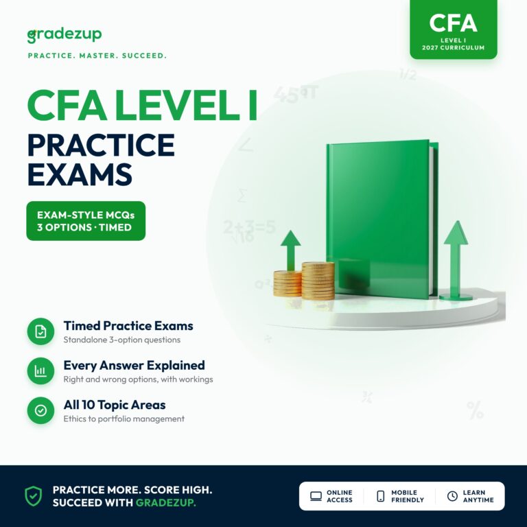 CFA Level I practice exams - Gradezup