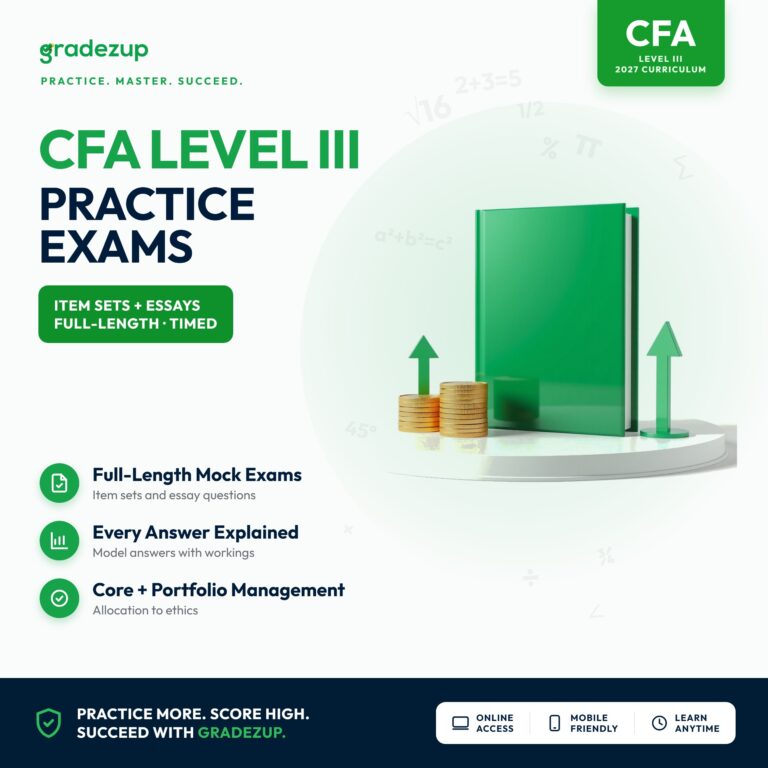 CFA Level III practice exams - Gradezup