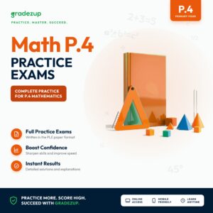 Primary 4 (P.4) Mathematics practice exams on Gradezup