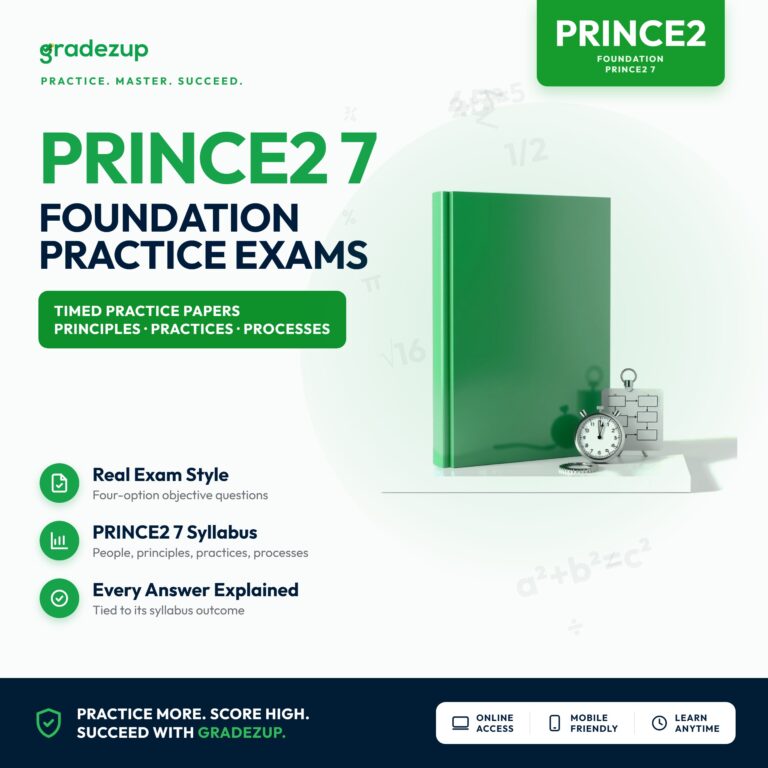 PRINCE2 7 Foundation practice exams - Gradezup